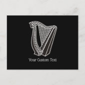 Harp Icon Postkarte (Vorderseite)