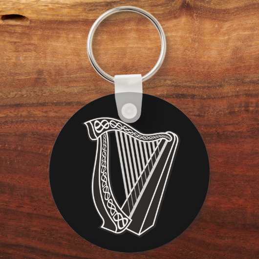Harp Icon Schlüsselanhänger (Vorderseite)