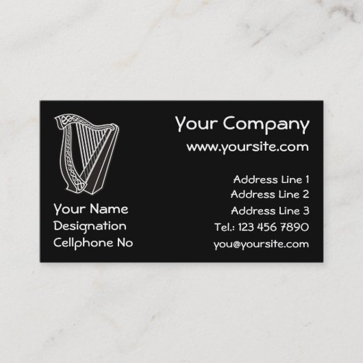 Harp Icon Visitenkarte (Vorderseite)