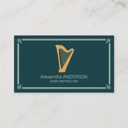 Harp Instructor Visitenkarte (Vorderseite)