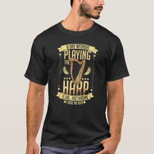 Harp Music Instrument Player Einführungskurs 4 T-Shirt