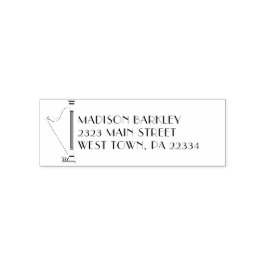 Harp Music Teacher Permastempel