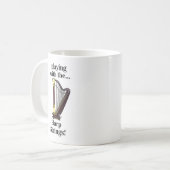 Harp Musical Instrument Harp Kaffeetasse (Vorderseite Links)