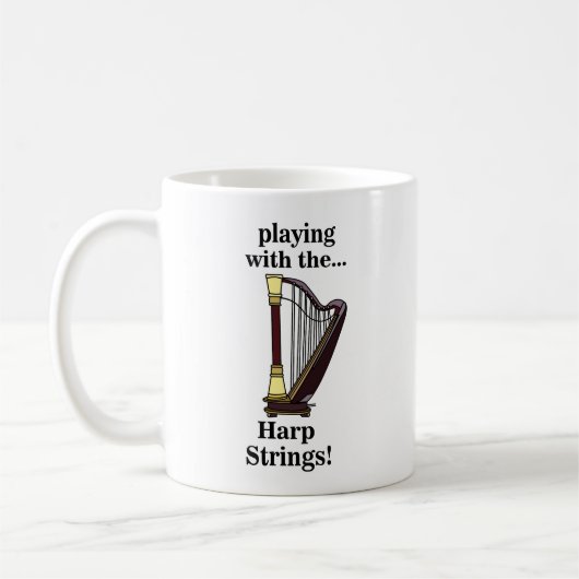 Harp Musical Instrument Harp Kaffeetasse (Links)