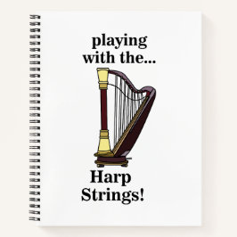 Harp Musical Instrument Harp Notizblock