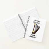 Harp Musical Instrument Harp Notizblock (Innenseite)