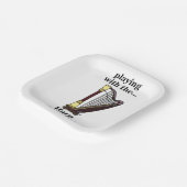 Harp Musical Instrument Harp Party Pappteller (Gewinkelt)