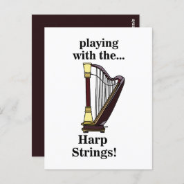 Harp Musical Instrument Harp Postkarte