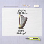 Harp Musical Instrument Harp Seidenpapier (Handwerk)
