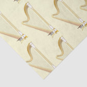 Harp Musician Music Teacher Seidenpapier (Detail)