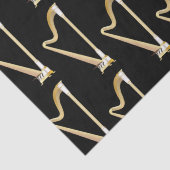 Harp Musician Music Teacher Seidenpapier (Detail)