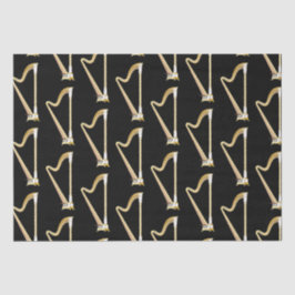 Harp Musician Music Teacher Seidenpapier