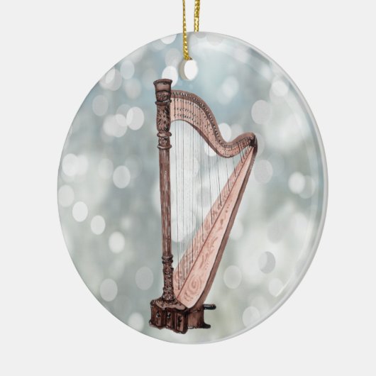 Harp Ornament Music Gift (Links)