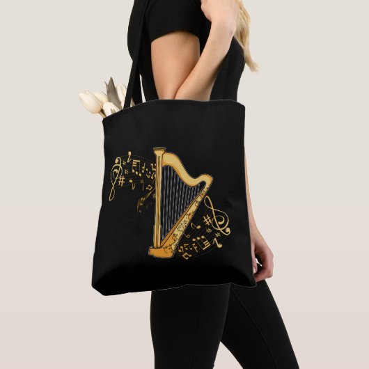 Harp Player Gift Girls Harpist Women Music Harp Tasche (Von Nahem)