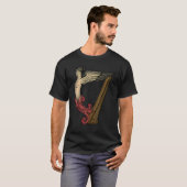 Harp Player Harpist Music T-Shirt (Vorne ganz)