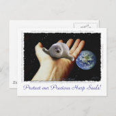 HARP SIEGEL Earth Day Postkarten (Vorne/Hinten)