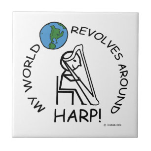 Harp - Weltumdrehungen Fliese