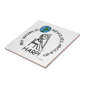 Harp - Weltumdrehungen Fliese (Seite)