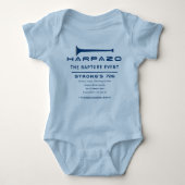Harpazo Rapture Event Baby Strampler (Vorderseite)