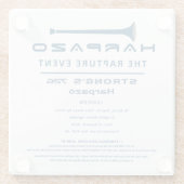 Harpazo Rapture Event Glasuntersetzer (Rückseite)