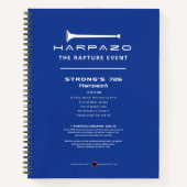 Harpazo Rapture Event Notizblock (Vorderseite)