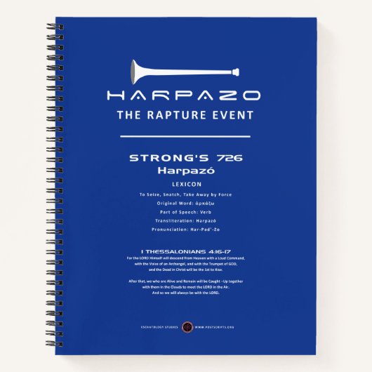 Harpazo Rapture Event Notizblock (Vorderseite)
