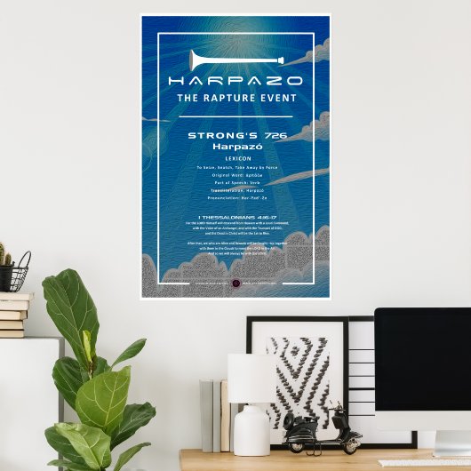 Harpazo Rapture Event Poster (Heimbüro)