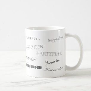 Harpenden Schriftart Kaffeetasse