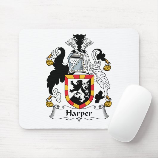 Harper-Familienwappen Mousepad (Mit Mouse)