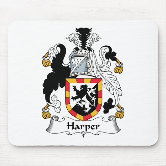 Harper-Familienwappen Mousepad (Vorne)