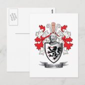 Harper-Familienwappen-Wappen Postkarte (Vorne/Hinten)
