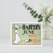 Harper June Edition Postkarte (Stehend Vorderseite)