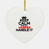 HARPER KERAMIK ORNAMENT (Vorne)