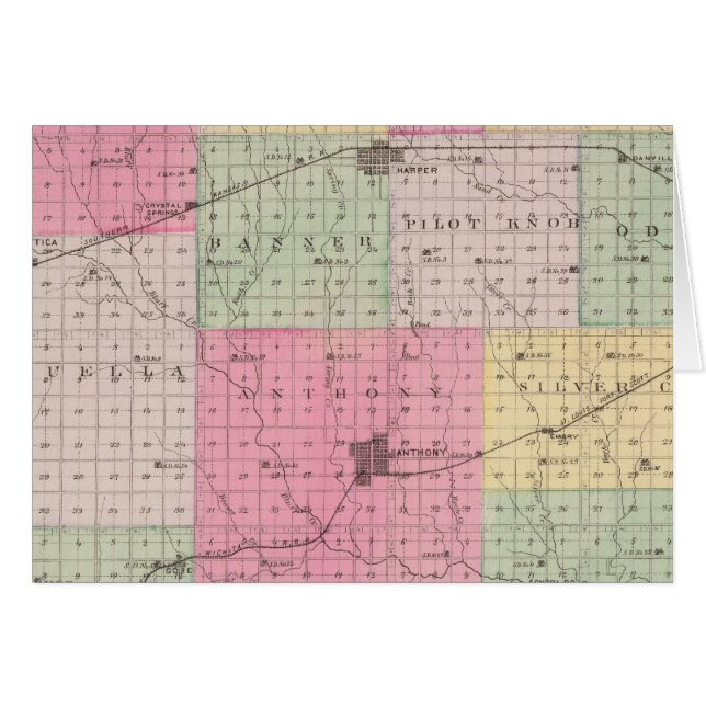 Harper Landkreis, Kansas (Vorderseite (Horizontal))