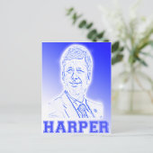 Harper Logo Postkarte (Stehend Vorderseite)