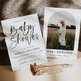 HARPER Moderne Babydusche Einladung