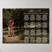 HARPER Moderne Foto-Sitzdiagrammvorlage Poster (Vorne)