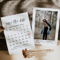 HARPER Moderne Kalligraphie Save the Date Einladun