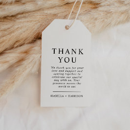 Harper - Moderne Minimalistische Serienreinigung d Geschenkanhänger