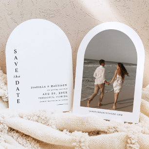 HARPER Modernes, einfaches Foto Save the Date Einladung