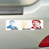 Harper Mulcair Trudeau Autoaufkleber (Auf Auto)