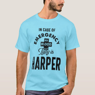 Harper Personalisiert Name Birthday Gift T-Shirt