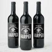 Harper Personalisiert Name Birthday Gift Weinetikett (Flaschen)