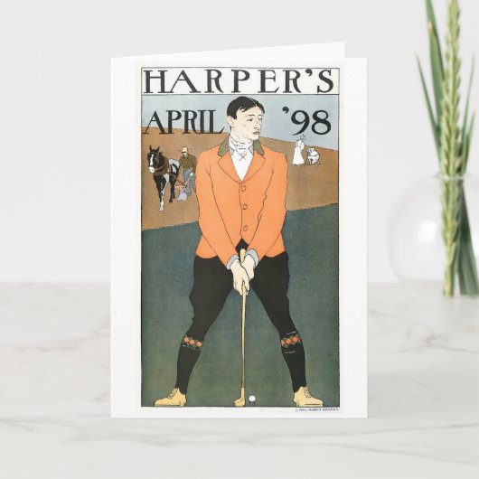 Harper's '98 Golf notecard Karte (Vorderseite)