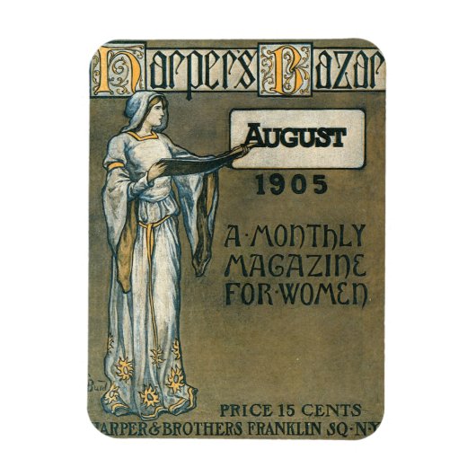 Harper's Bazar August 1905 Magnet (Vertikal)