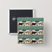 Harper's Cats Button (Vorne & Hinten)