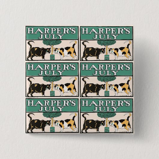 Harper's Cats Button (Vorderseite)