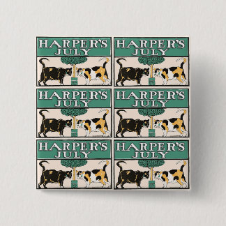 Harper's Cats Button