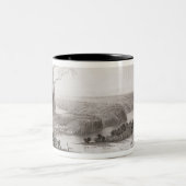 Harpers Fähre, West Virginia Zweifarbige Tasse (Mittel)