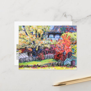 Harpers Ferry Crossing #130707 Postkarte